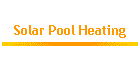 Solar Pool Heating